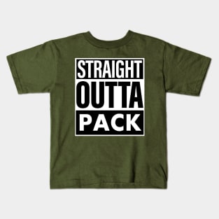 Pack Name Straight Outta Pack Kids T-Shirt